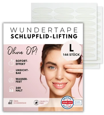 WUNDERTAPE Schlupflider Stripes Schlupflid-Tape Streifen Zum Augenlid-Lifting Oh - Bild 1 von 4