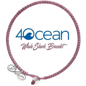Pulsera Trenzada 4Ocean Edición Tiburón Ballena - Rosa Claro - Imagen 1 de 4