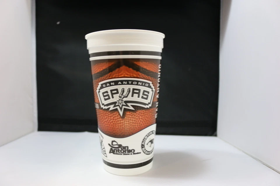 CUP San Antonio Spurs NBA Collectors Drink Stadium Issue Tim Duncan Manu Parker - Image 1 of 1