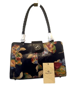 Patricia Nash Leather Rienzo Le Fleur Bag Handbag Purse NWT BEAUTIFUL! - Picture 1 of 13