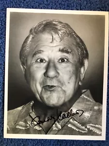 Foto headshot attore/comico BUDDY HACKETT autografata in bianco e nero - Foto 1 di 1