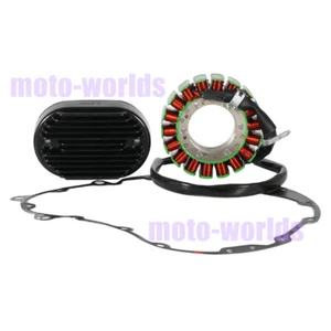Stator Coil＆Voltage Regulator+Gasket for Harley Davidson VRSCAWA 1HKH W/ABS 2008 - Picture 1 of 8