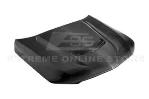 Real CARBON FIBER Front Vented Hood Fits 20-Up Cadillac CT4 V Blackwing Style - Picture 1 of 12
