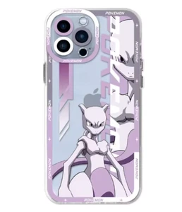 Pokemon Mewtwo iPhone Case For iPhone 15/14/13/12 Pro/Pro Max. Clear Case - Picture 1 of 2