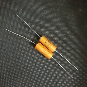 NOS ROE GOLD DIN41236 BIPOLAR 4.7UF 40V 105C LONG LIFE HI END TUBE AMP CAPS!2PCS - Picture 1 of 4