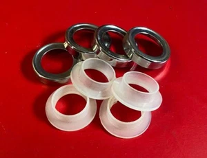CHAPARRAL• NOS Rear Shocks Spring Cover & Seat Set ST80 ST100 T-95 Motorcycle - Picture 1 of 2