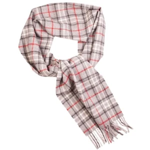BestSockDrawer Grey checkered alpaca wool scarf - Picture 1 of 2