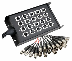 Multicore 30m 20 Kanal Stagebox 16 In 4 Out XLR Kabel Bühne Mikrofon Kabel Live - Bild 1 von 5