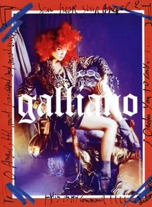2010 John Galliano Julien d'Ys Viktoriya Sasonkina 1 página anuncio de revista - Imagen 1 de 1