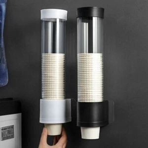 Mounted For Water Dispenser Cup Dispenser Cup Holder Cup Remover Storage Rack - Picture 1 of 12
