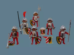 Playmobil 3482 Nürnberger Stadtwache Figuren Mittelalter Ersatzteile Auswahl - Bild 1 von 8