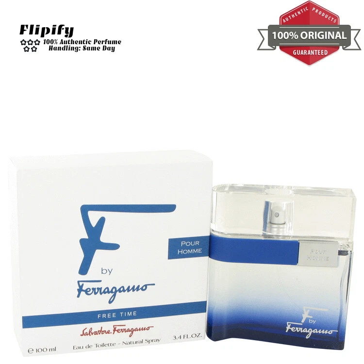 F Free Time Colonia 3,4 OZ eau de parfum spray para hombres por Salvatore Ferragamo Foto 1 de 1