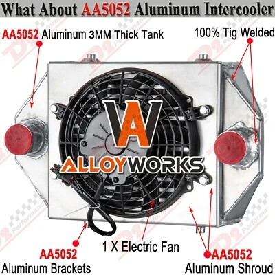 Intercooler con ventilador para 2017 2018 2019 Can-Am Maverick X3 Turbo R DS RS XMR RC Foto 1 de 4