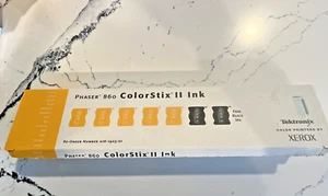 Phaser 860 ColorStix TINTA SÓLIDA Xerox Genuina Caja Abierta 5 Amarillo Plus 2 Negro  - Imagen 1 de 10