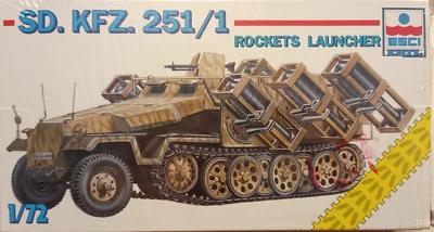 German Half Track SD KFZ 251/1 RL Plastic Model Kit  1/72 Esci 8344 - Immagine 1 di 2
