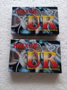 2x Maxell UR 90 MC Kassette Tape NEU und OVP - Bild 1 von 2