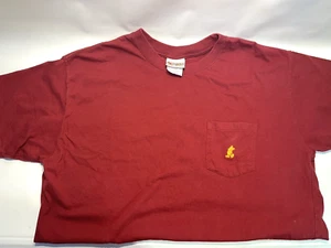 VTG Walt Disney World Mickey Mouse Pocket T Shirt L Embroidered Mickey - Picture 1 of 7