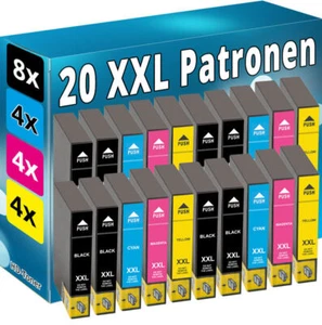 20x wkłady atramentowe do Epson 603 XL Expression Home XP 4100 XP 4105 XP 3105 - Zdjęcie 1 z 8