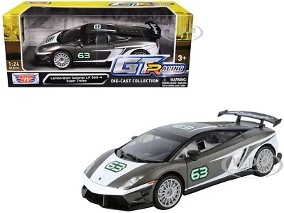 LAMBORGHINI GALLARDO LP 560-4 SUPER TROFEO #63 "GT RACING" 1/24 MOTORMAX 73793 - Image 1 of 4