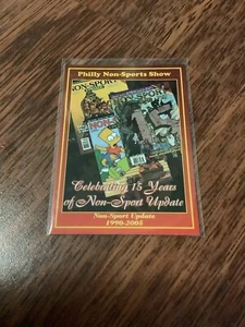 PHILLY NON-SPORTS SHOW PROMO CARD #37 2005 CHOICE SPORTS CARDS 15YR ANNIVERSARY - Picture 1 of 2