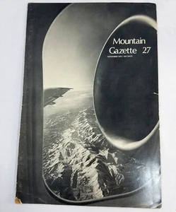 Mountain Gazette Issue #27 Literary Climbing Magazine 1974 - Imagen 1 de 6