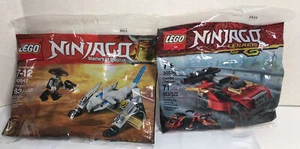 Lego 30547 Ninjago Dragon Hunter & 30536 Combo Charger Car New in Polybags - Picture 1 of 5