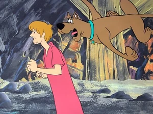 SCOOBY-DOO animation cel Shaggy production art Vtg Cartoon Network I16 - Picture 1 of 5