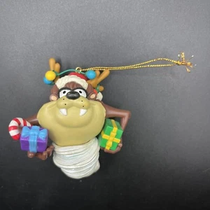 Vintage Taz Tasmanian Devil Christmas Ornament 1998 Looney Tunes - Picture 1 of 3