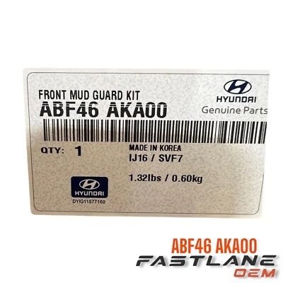 KIT GUARDABARROS DELANTERO HYUNDAI ELANTRA 2021-2024 NUEVO OEM ABF46 AKA00 Foto 1 de 4