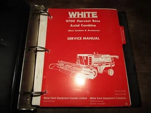 Manual de servicio de combinación axial WFE White 9700 Harvest Boss - Imagen 1 de 3