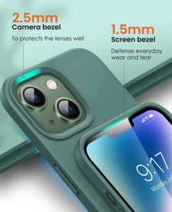 Funda Silicona iPhone 14 para iPhone 13 Ultra Delgada Cubierta Antigolpes Sedosa 6.1 pulgadas - Imagen 1 de 6