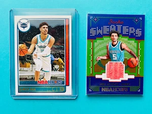 2021-22 NBA Hoops Winter JAMES BOUKNIGHT ROOKIE SWEATERS + LAMELO BALL Base - Bild 1 von 5