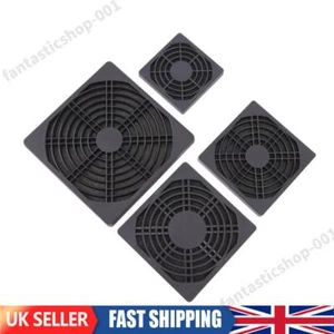 60mm 80mm 90mm 120mm PC Fan Dust Filter Screen Plastic Dustproof Grills 5 Pack - Afbeelding 1 van 21