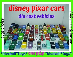 Disney Pixar Cars DIE CAST Metal Cars Large 1:43 Scale Over 100 Cars One P&P _A - Picture 1 of 305