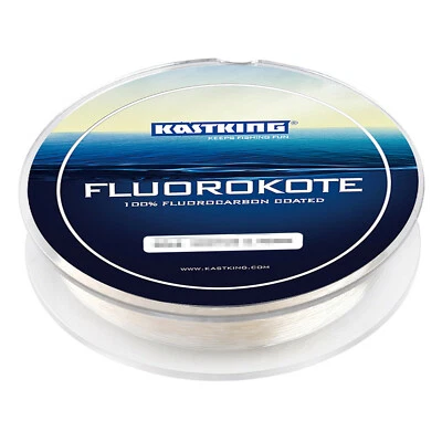 Linha de pesca de fluorocarbono KastKing 300 jardas 17 lb linha de isca de robalo transparente NOVA - Imagem 1 de 4