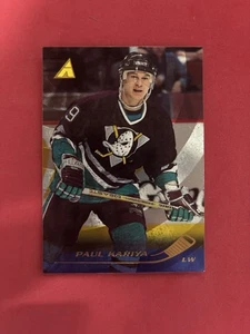 Paul Kariya 1995-96 Pinnacle Rink Collection Parallel #2, Mighty Ducks HOFer - Picture 1 of 2