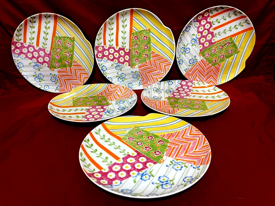 Platos de almuerzo Taste Setter Patchwork 9 1/2" (juego de 6) Foto 1 de 2