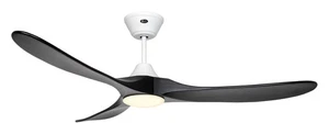 Dc Ceiling Fan with Remote Control LED Light Fan Genuine White Black - Picture 1 of 6