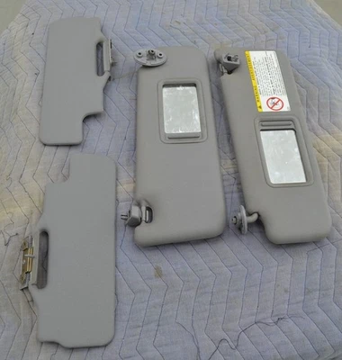 Toyota 4runner 2003-2009 parasol conductor pasajero conjunto OEM gris con luces  Foto 1 de 4