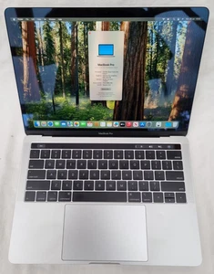 Apple MacBook Pro 2019 13" A1989, i7, 16GB, 512GB, QWERTY UK, SILVER, CC 212N - Afbeelding 1 van 5