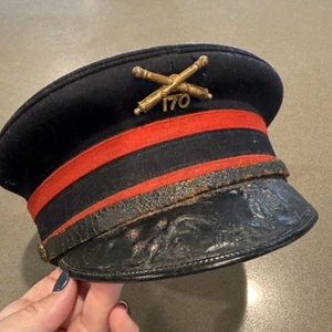 Antique US Army Dress Cap Navy Artillery 170th Regiment Field Grade Original VTG - Picture 1 of 12