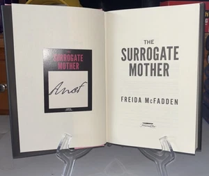 FREIDA MCFADDEN SURROGATE MOTHER SIGNED AUTOGRAPHED HARDCOVER 1ST EDITION RARE - Picture 1 of 6