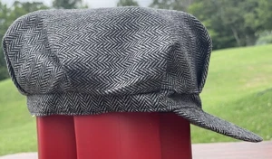 SOMBRERO NEWSBOY GORRA ESPIGA CON BILLETE - Imagen 1 de 5