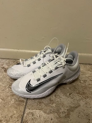 Chuteiras de beisebol masculinas Nike Alpha Huarache Elite 4 baixas FD2745-100 tamanho 10 - Imagem 1 de 4