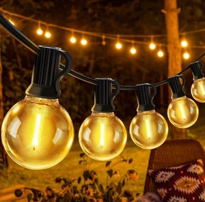 Garden Lights Mains Powered, 100FT/30M Dimmable Outside Lights - Picture 1 of 10