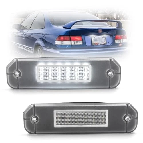 For 96-98 Honda Civic 4 Door Sedan LED License Plate Light Car Auto Accessories Foto 1 de 4