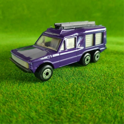 Matchbox Land Rover Carmichael Commando / Purple / Ladder / Bulgarian Base - Image 1 of 4