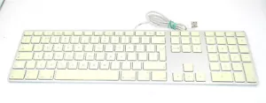 Original Apple Extended Keyboard A1243 USB kabelgebunden UK + Ziffernblock GRATIS 24Hr - Bild 1 von 6