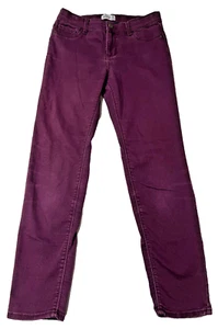 Purple Girls Super Skinny Jordache Jeans Size 14 Girls - Picture 1 of 6