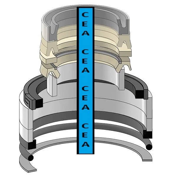 Kit de sello de cilindro Var 1543273C1 se adapta a estuche 450-1150G 580C 580D 580F 680C 680E-780 Foto 1 de 1